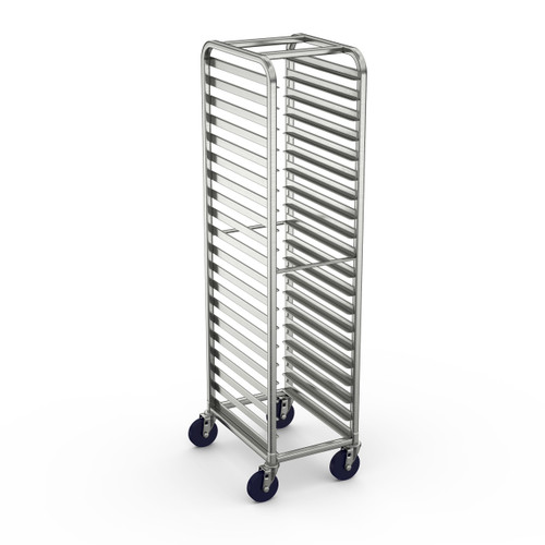 Winholt ALSPR-1320 20 Pans Aluminum Full Height End Loading Steam Pan Rack