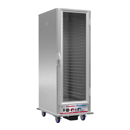 Winholt INHPL-1825-UNC 21" W Aluminum Mobile Non-Insulated Heater or Proofer Cabinet - 120 Volts