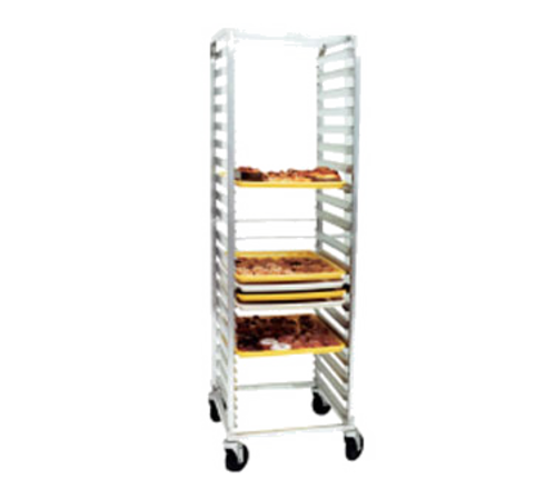 Winholt ALC-1840 36 Pans Aluminum Full Height Channel Mobile Pan Rack