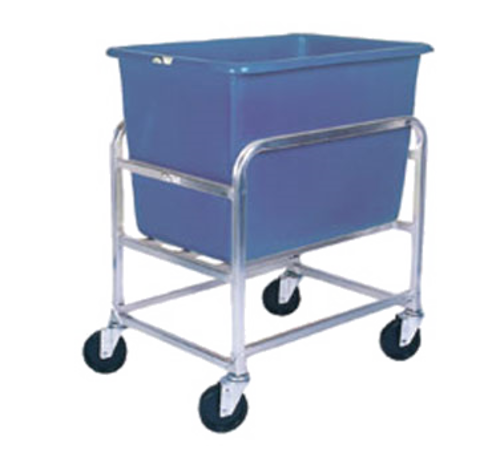 Winholt 30-6-A-BL 500 Lbs. Blue Polyethylene Tub and Aluminum Bulk Goods Cart
