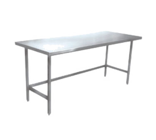 Winholt DTR-3060 60" W x 30" D x 34" H 16 Gauge Stainless Steel Work Table with Undershelf