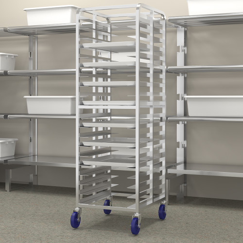 Winholt AL-1810B-XB 10 Trays Aluminum Full Height Pan Rack