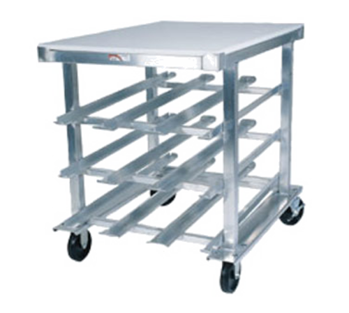 Winholt CR-72M 27.5" W Aluminum Mobile Can Storage Rack
