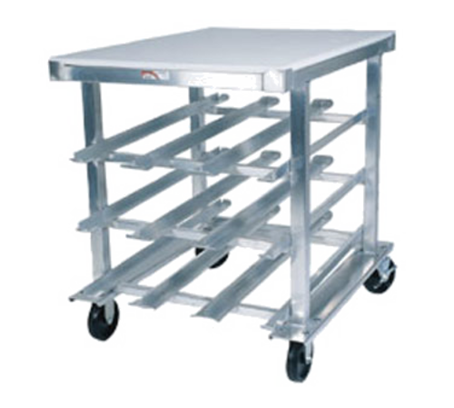 Winholt CR-72M 27.5" W Aluminum Mobile Can Storage Rack