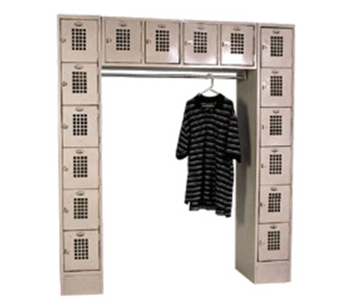 Winholt WL-16-CB 72" W Beige Floor Mounted Locker