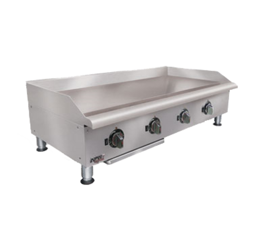 APW Wyott EG-48S 48" W Stainless Steel Workline Griddle - 208 Volts