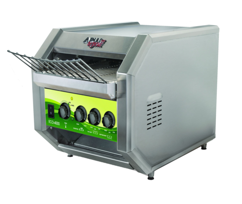APW Wyott ECO 4000-350L 14.81" W Stainless Steel Electric Countertop Conveyor Toaster - 120 Volts