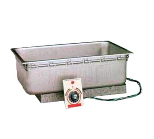 APW Wyott TM-90DS Stainless Steel Drop-In 12" x 20" Well Food Warmer with Drain - 120 Volts