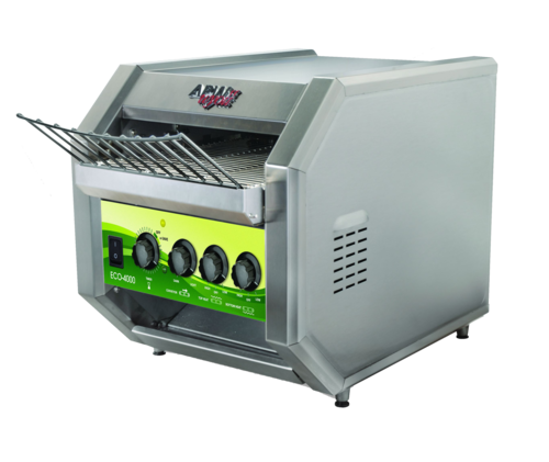 APW Wyott ECO 4000-500L 14.81" W Stainless Steel Electric Countertop Conveyor Toaster - 208 Volts