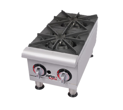 APW Wyott GHP-4S-NG 24" W Stainless Steel Natural Gas Countertop Workline Hotplate - 88,000 BTU