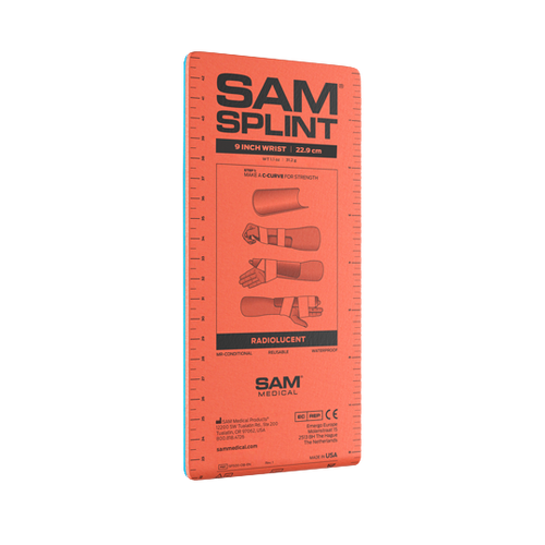 SAM Medical SP500-OB-EN 9" Wrist Sam Splint Civilian (Case of 60)