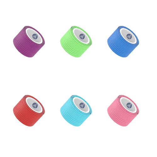 Dynarex DY3215 1" x 5 yd Assorted Color Latex Free Self-Adherent Sensi Wrap (Case of 30)