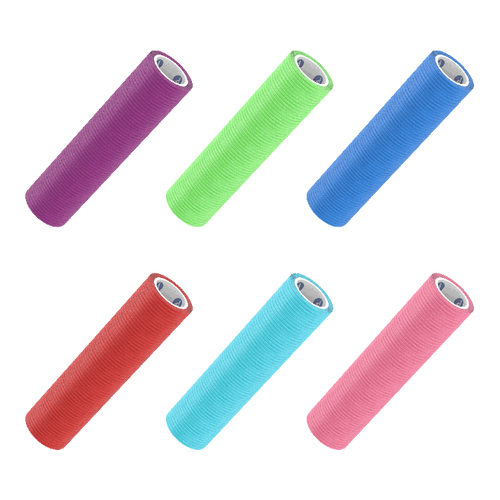 Dynarex DY3219 6" x 5 yd Assorted Latex Free Self-Adherent Color Sensi Wrap (Case of 12)