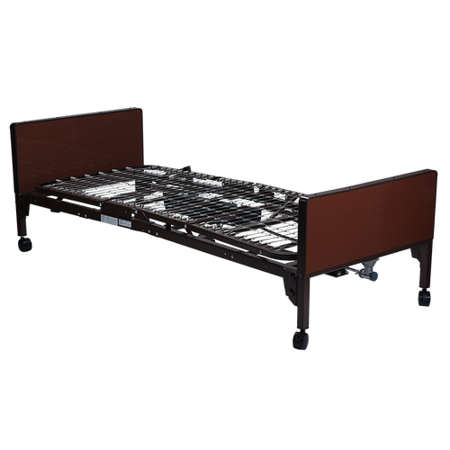 Dynarex DY10401-HRTL Semi Electric Homecare Bed with Dynarest Tri-Layer Mattress