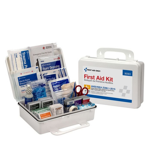 First Aid Only 90589 25 Person ANSI Compliant Bulk Plastic First Aid Kit