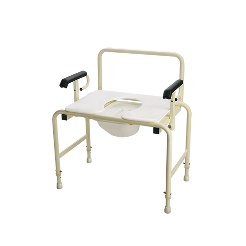 Bari+Max 10377 Bariatric HD Drop Arm Commode 26" 1/cs
