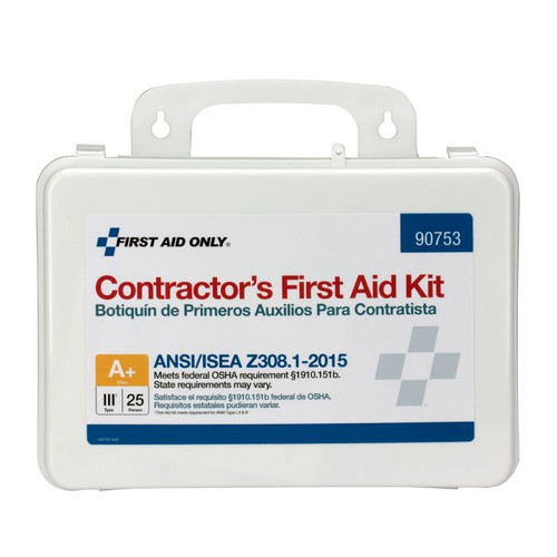 First Aid Only 90753 25 Person ANSI Compliant Contractor First Aid Kit