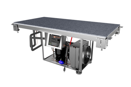 Hatco CSSBFP-36-S 24" W x 15.5" D Built-In Flush Top Electronic Simulated Stone Cold Shelf - 120 Volts