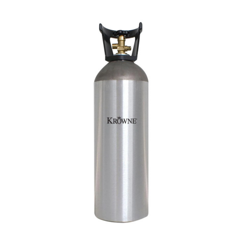 Krowne KR-CO2-20 20 Lbs. Empty CO2 Tank with Siphon Tube