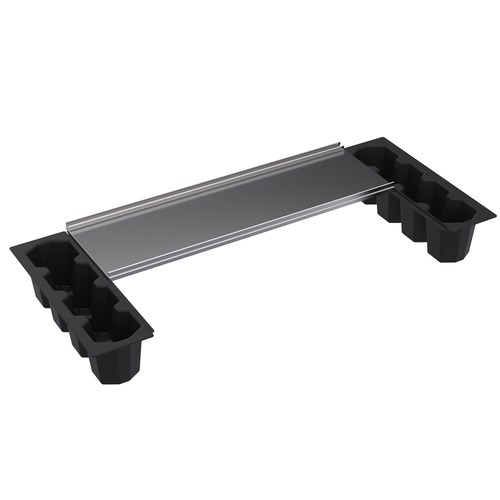 Krowne SCD48H-BW Stainless Steel Underbar Ice Bin Partial Cover