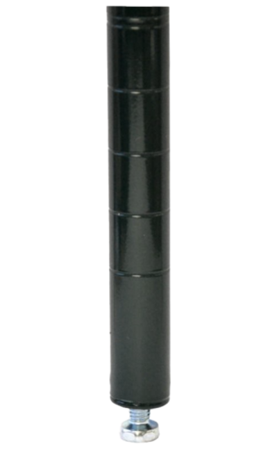 Omcan USA 48091 72" Black Epoxy Finish Stationary Post