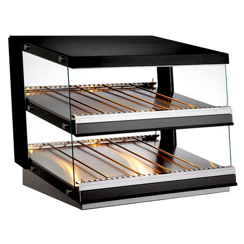 Omcan USA 47510 2.3 Cu. Ft. Stainless Steel Heated Pass-Through Station - 120 Volts