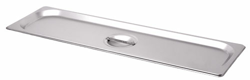 Omcan USA 80622 Half-Size Long Solid Stainless Steel Steam Table Pan Cover