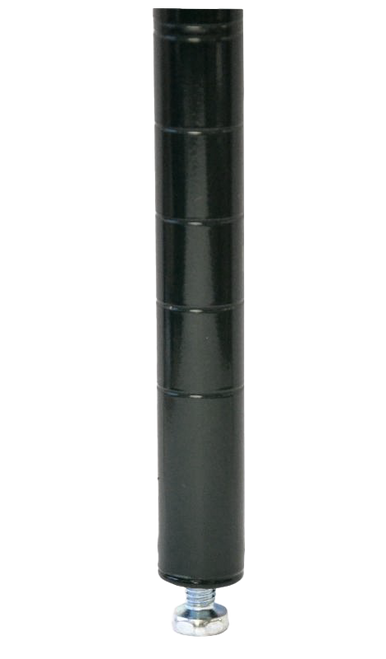 Omcan USA 48093 84" Black Epoxy Finish Stationary Post