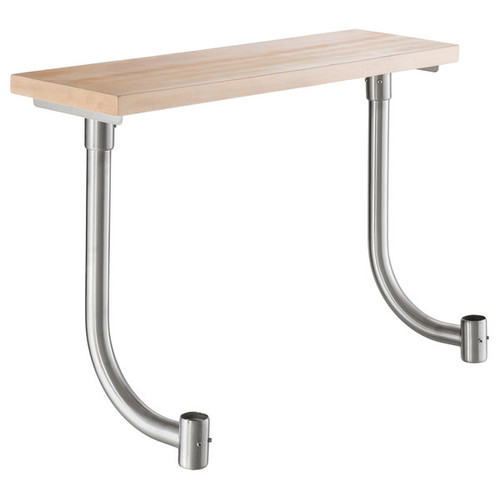 Omcan USA 47565 30" W x 10" D Stainless Steel Maple Cutting Board for Equipment Stands