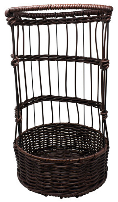 Omcan USA 43112 20" W Round Wicker Basket