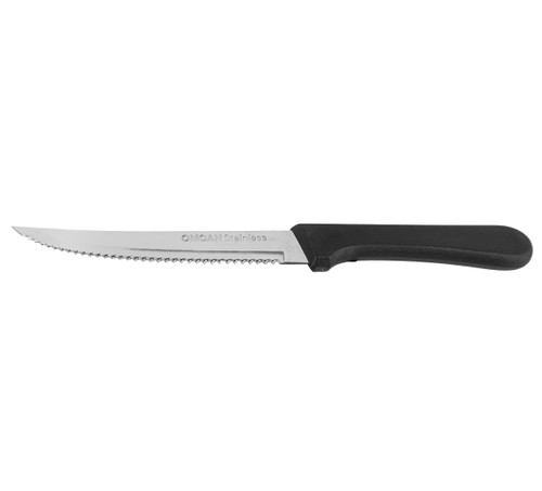 Omcan USA 11551 9" W Stainless Steel Steak Table Knife Pointy Tip