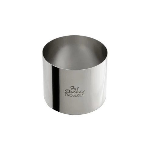 Fat Daddio's SSRD-2752375 7.68 Oz. Stainless Steel 18 Gauge Round Pastry Ring