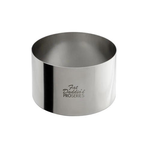 Fat Daddio's SSRD-3520 10.24 Oz. Stainless Steel 18 Gauge Round Pastry Ring