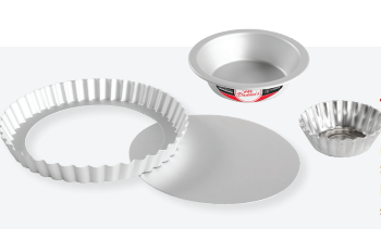 Fat Daddio's PIE-12 72.6 Oz. 18 Gauge Aluminum Pie Pan