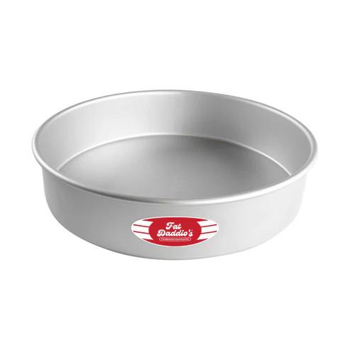 Fat Daddio's PRD-133 Aluminum 16 Gauge Round Solid Bottom Cake Pan