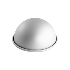 Fat Daddio's PHA-65 39.8 Oz. Aluminum 16 Gauge Hemisphere Pans