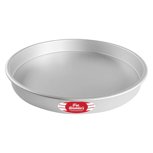 Fat Daddio's PRD-162 Aluminum 16 Gauge Round Solid Bottom Cake Pan