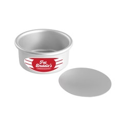 Fat Daddio's PCC-42 14.08 Oz. Aluminum Round 16 Gauge Removable Bottom Cake Pan