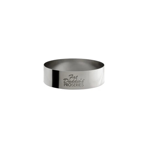 Fat Daddio's SSRD-2575 2.56 Oz. Stainless Steel 18 Gauge Round Pastry Ring
