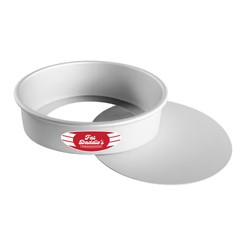 Fat Daddio's PCC-92 70.4 Oz. Aluminum Round 16 Gauge Removable Bottom Cake Pan