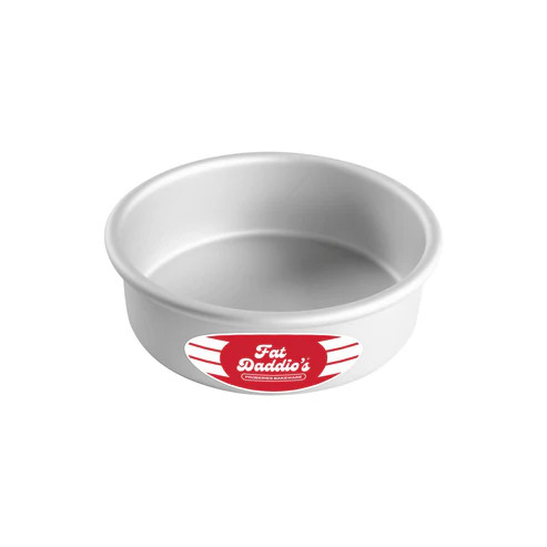 Fat Daddio's PRD-62 Aluminum Round 16 Gauge Solid Bottom Cake Pan