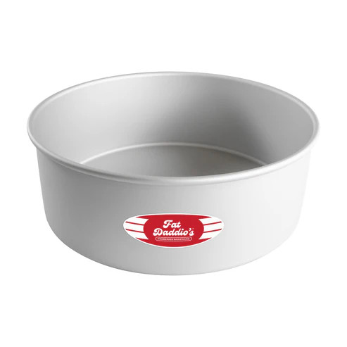 Fat Daddio's PRD-114 Aluminum 16 Gauge Round Solid Bottom Cake Pan