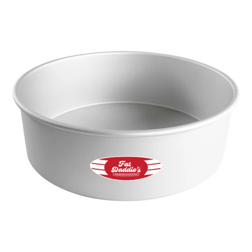 Fat Daddio's PRD-144 Aluminum 16 Gauge Round Solid Bottom Cake Pan