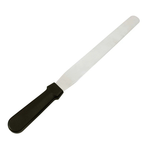 Fat Daddio's SPAT-10S 13.38" L x 1.5" W Stainless Steel Straight Decorating Spatula