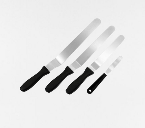 Fat Daddio's SPAT-8OS 8" 19 Gauge Stainless Steel Straight Spatulas