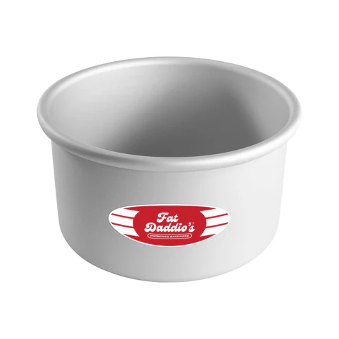 Fat Daddio's PRD-74 Aluminum Round 16 Gauge Solid Bottom Cake Pan