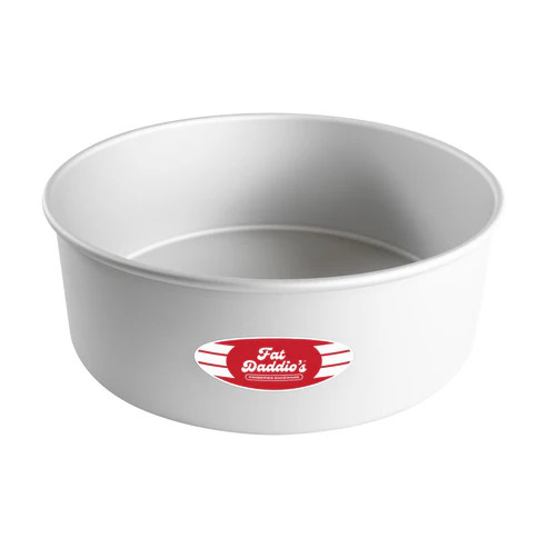 Fat Daddio's PRD-104 Aluminum 16 Gauge Round Solid Bottom Cake Pan
