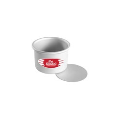 Fat Daddio's PCC-43 20.48 Oz. Aluminum Round 16 Gauge Removable Bottom Cake Pan