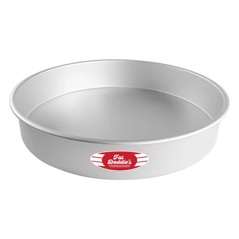 Fat Daddio's PRD-183 Aluminum 16 Gauge Round Solid Bottom Cake Pan