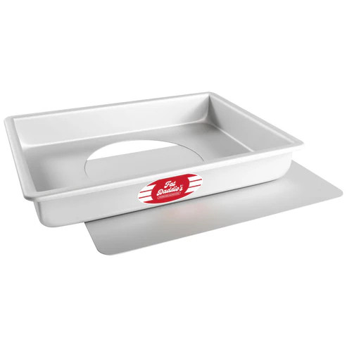 Fat Daddio's POBCC-9132 129.28 Oz. 14 Gauge Aluminum Sheet Cake Pan with Removable Bottom